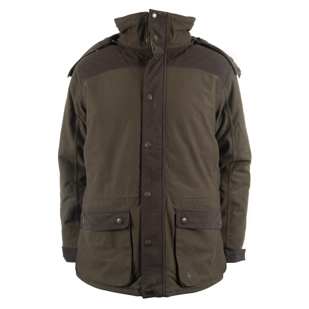 Are the Seeland Mens Max Warm II Jacket handwarmer pockets behind the bellow pockets?