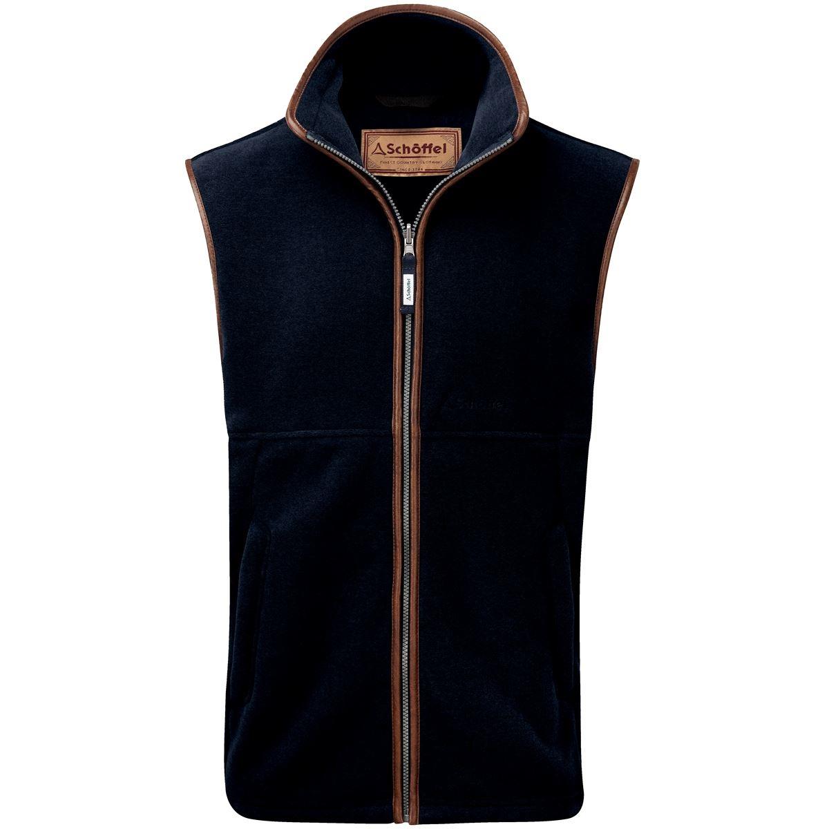 In which country is the Schoffel Oakham Fleece Gilet produced?