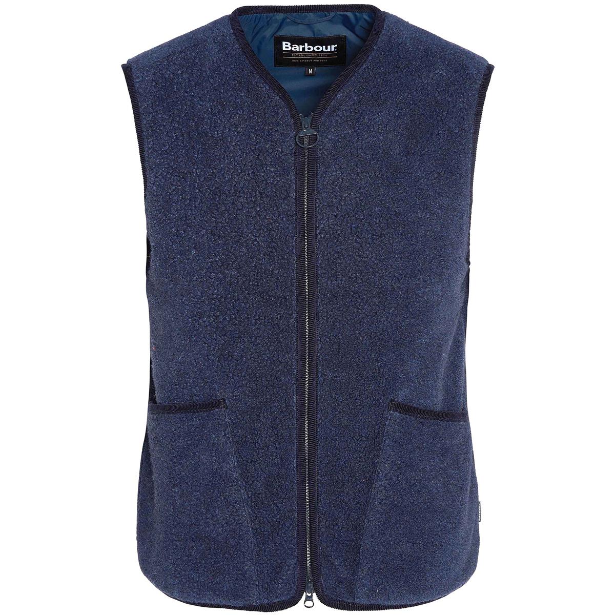 What is the back length of the Barbour Mens Liddesdale Fleece Gilet in XXL?