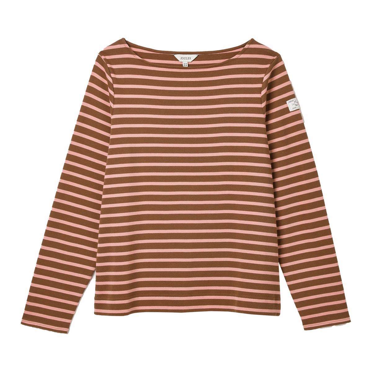 What materials are used on this Joules top?