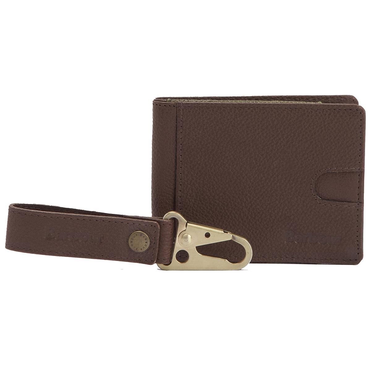 Barbour Padbury Leather Wallet & Fob Gift Set Questions & Answers