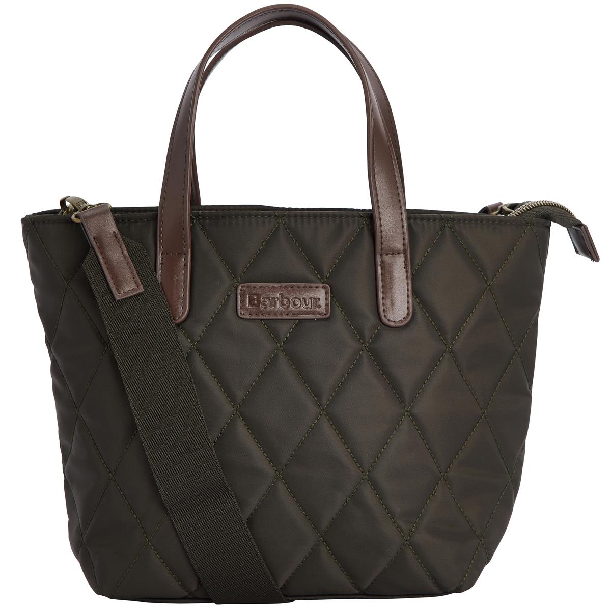 Can you provide the precise dimensions of the Barbour Mini Tote?