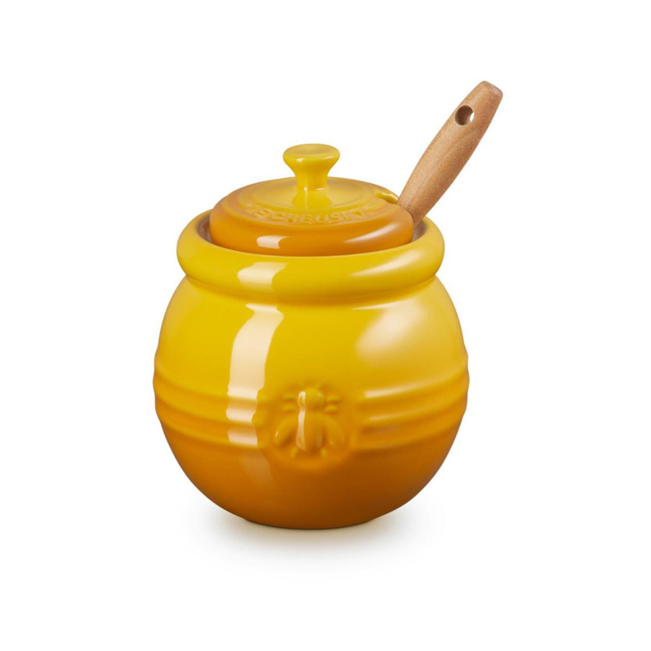 What makes cleaning the le creuset honey pot effortless?