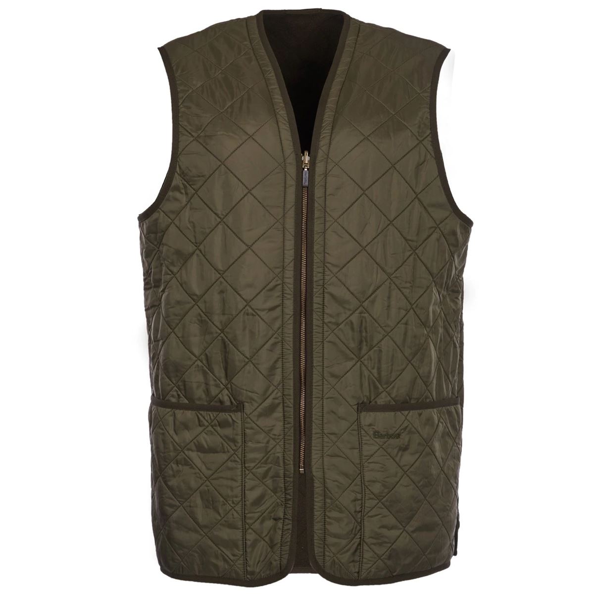 What size "Barbour Polarquilt Waistcoat/Zip-In Liner" fits a size 44 jacket?