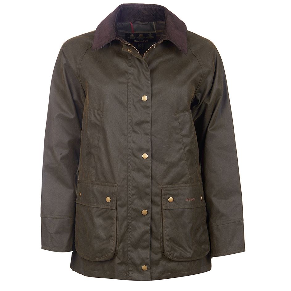 Does the Barbour Acorn Wax Jacket have any branding?