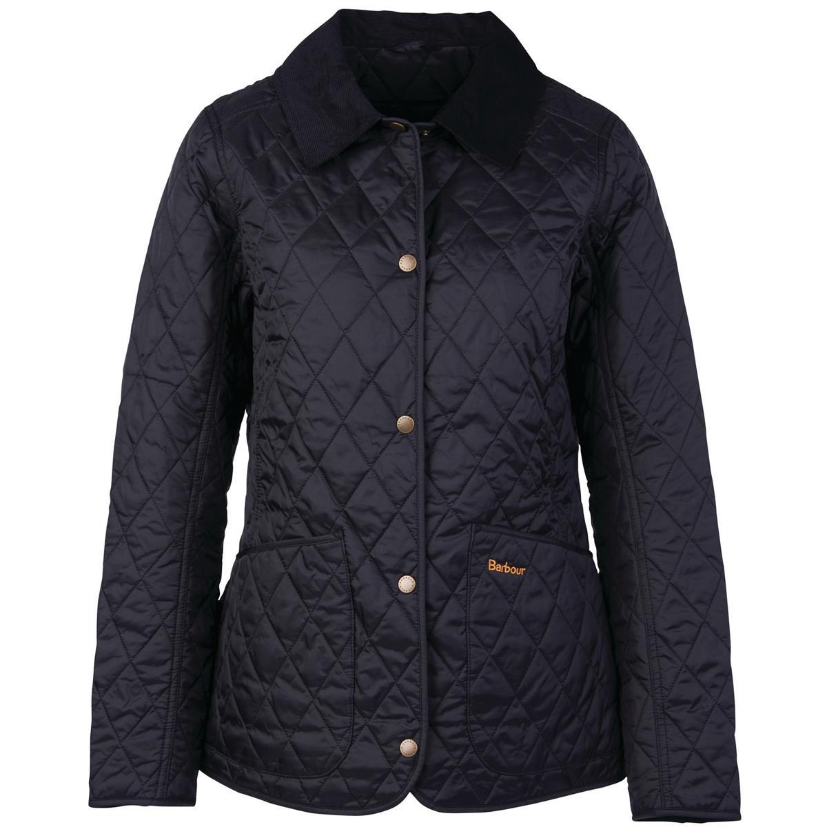 What colors & sizes does the Barbour Annandale Quilted Jacket come in?