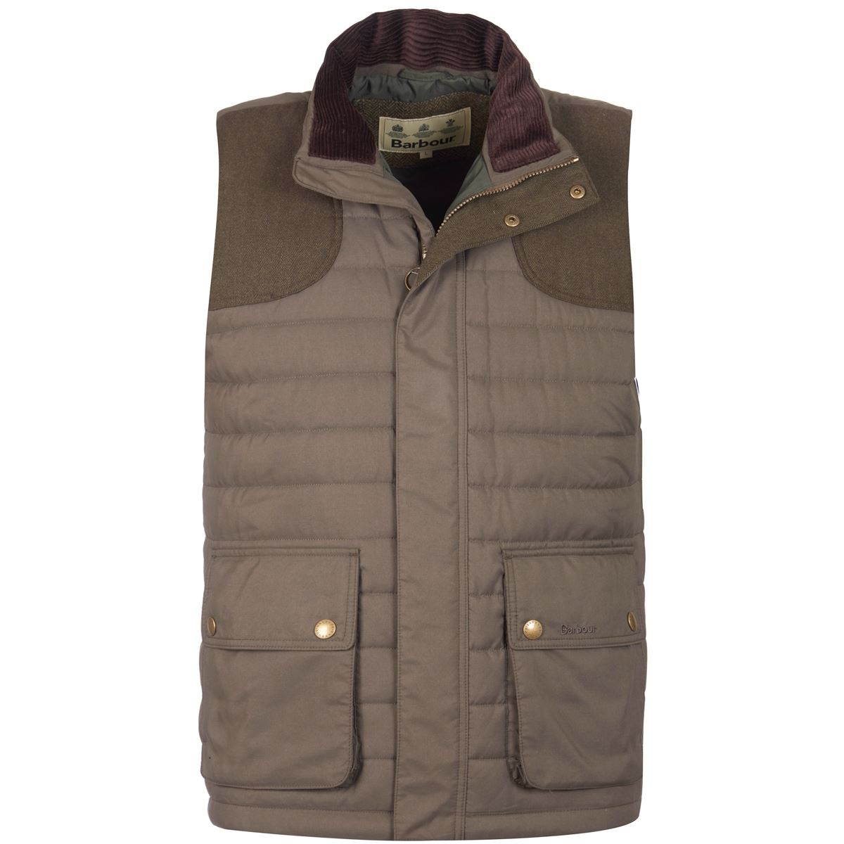 Does the side pocket of the Barbour Bradford Gilet have a zip?