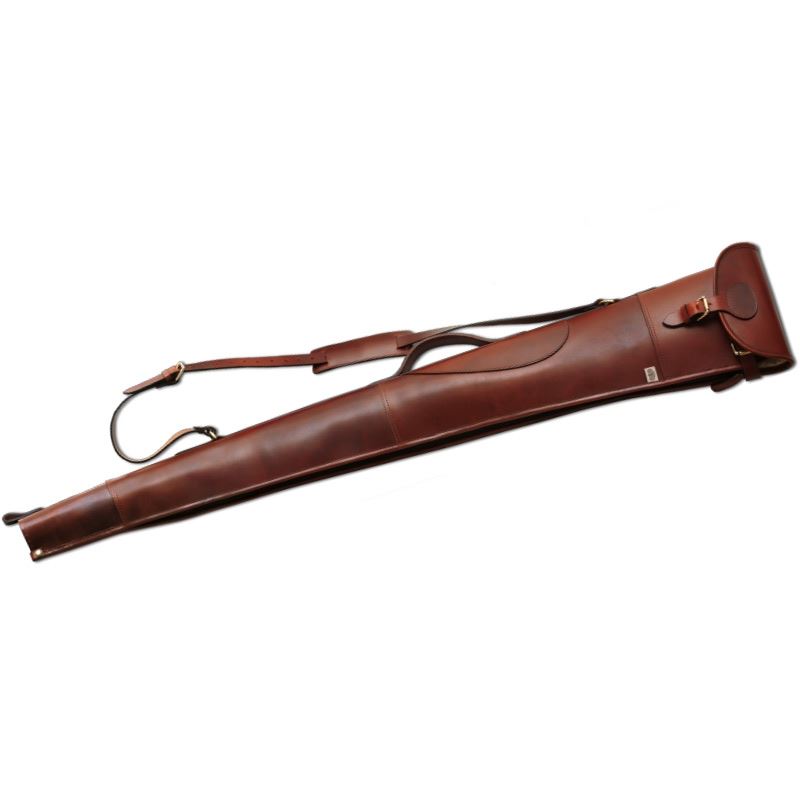 Does the Teales gun slip feature a full-length zip along with the buckle flap?