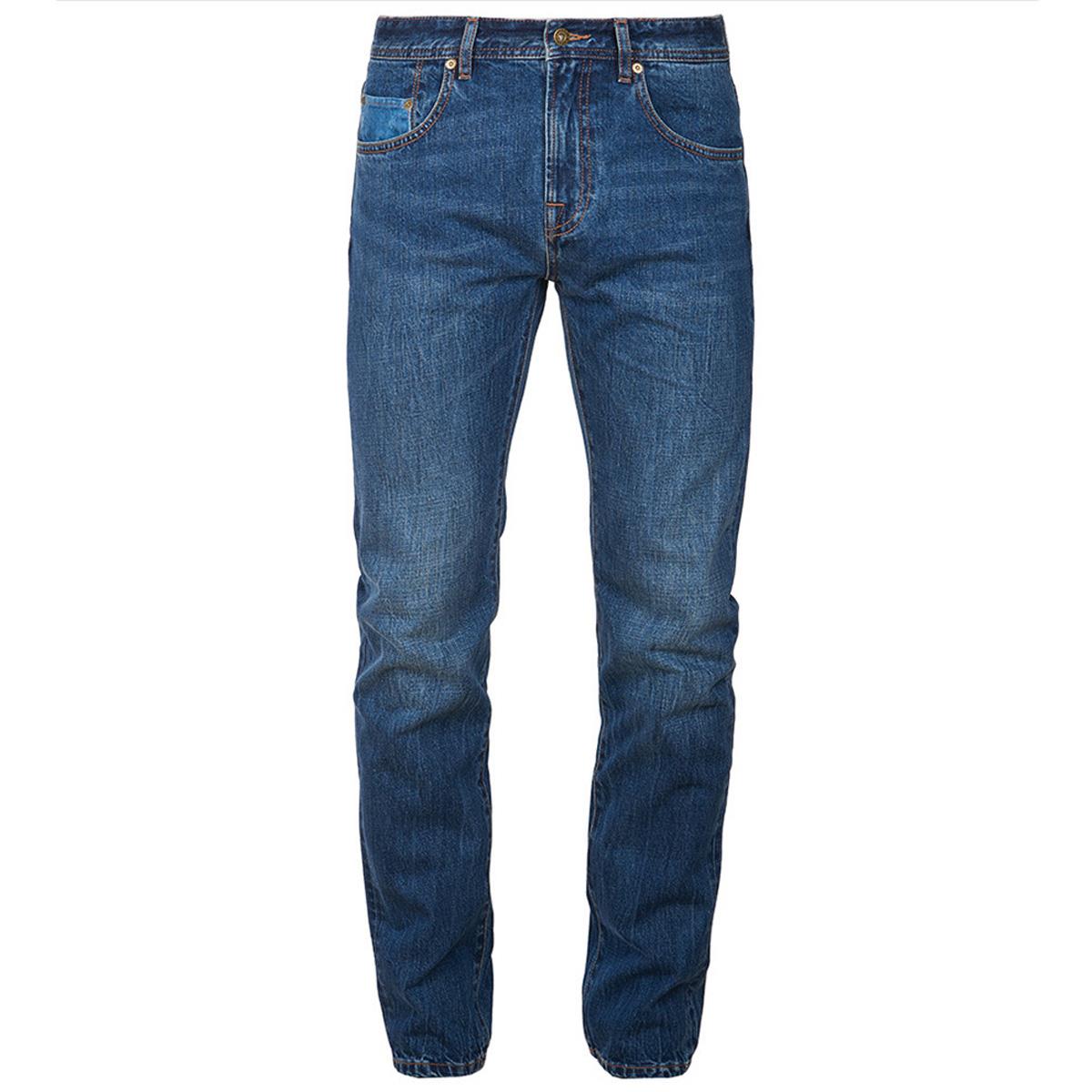 What are the characteristics of Barbour mens jeans in regular fit?