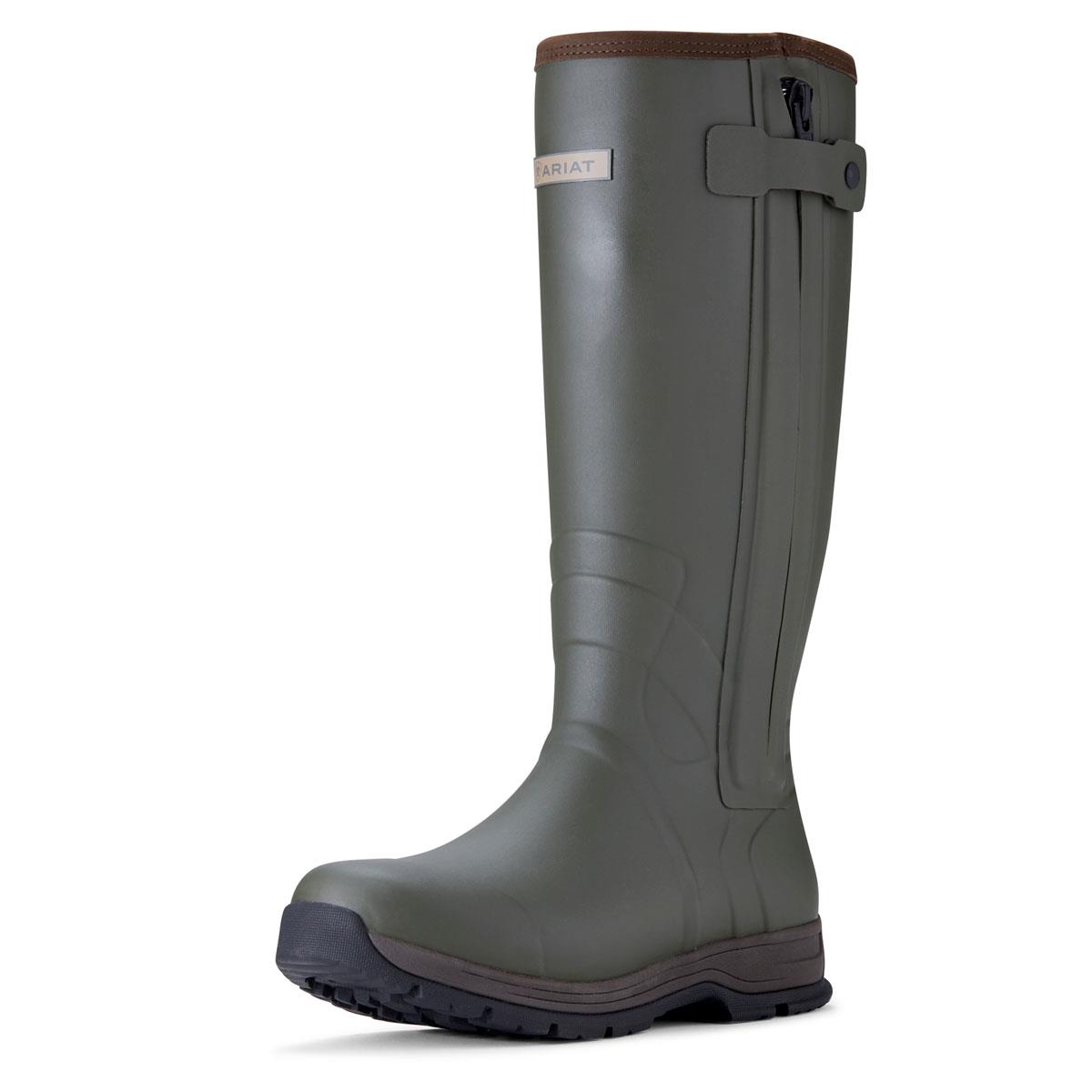 Can water seep through the zip of Ariat Men's Burford Boots when wading?