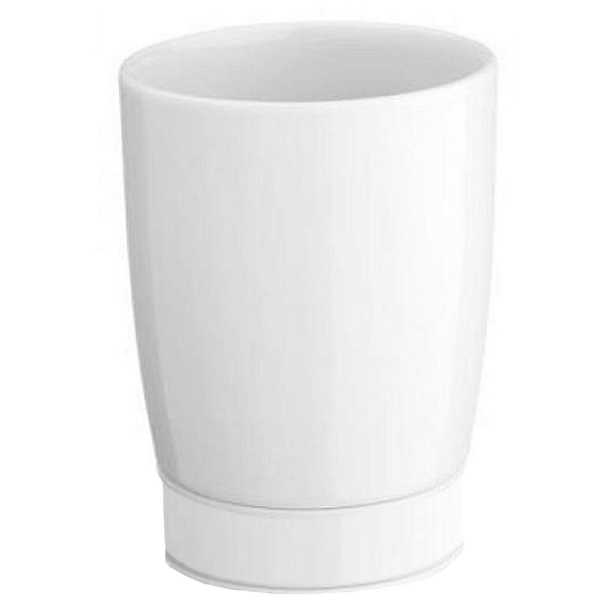 Does the White Ceramic Tumbler come with a chrome base?