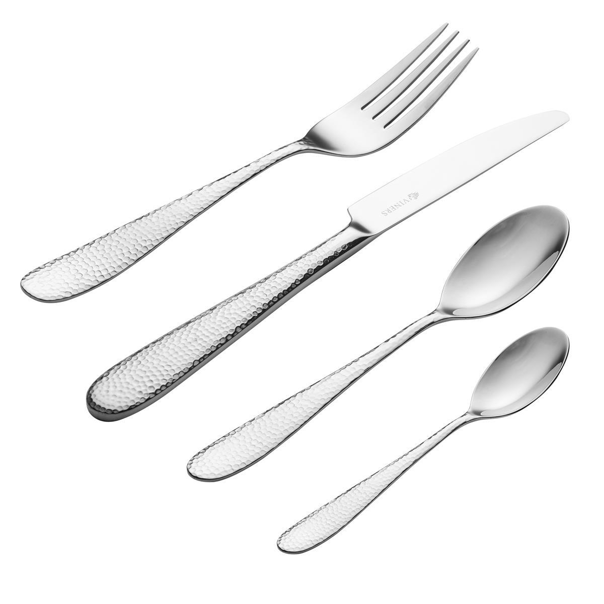 Does the Viners Glamour Cutlery Set offer a guarantee?