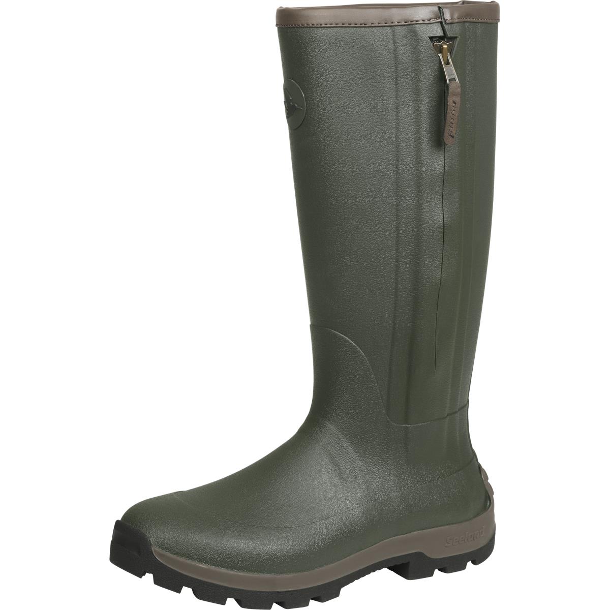 What is the measurement around the calf for Seeland Noble Zip Men's Wellington Boots?