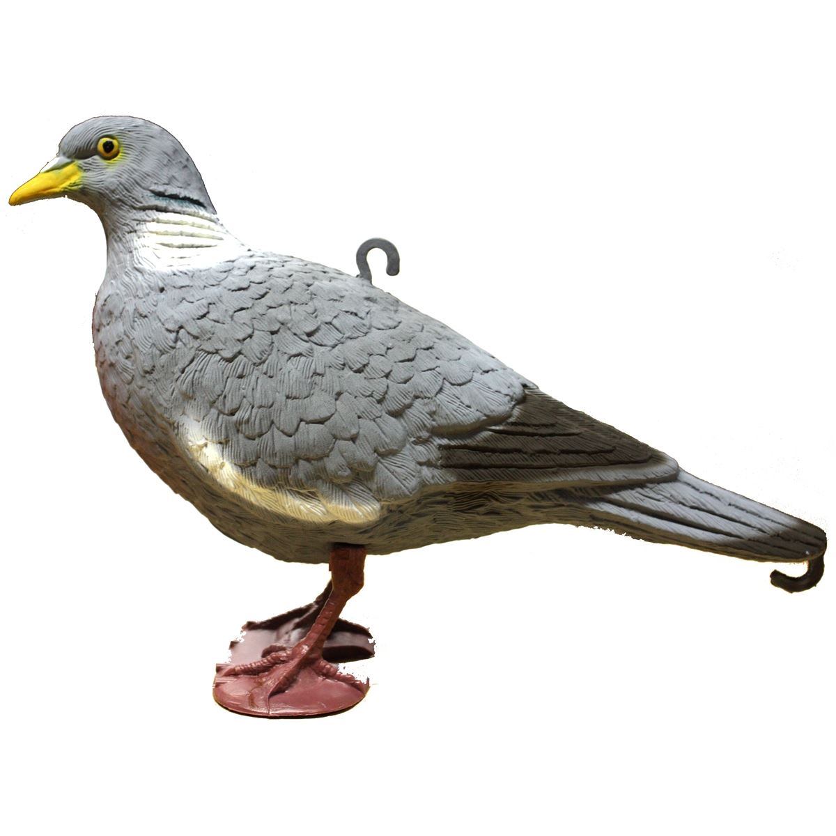 Does the Sport Plast Full Body Pigeon Decoy with Feet consist of hollow plastic?