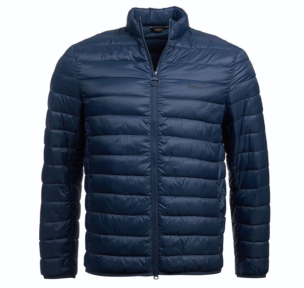 Is the Barbour Penton quilted jacket filled with man-made or duck down?