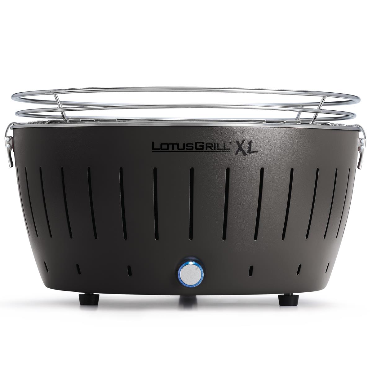 How hot does the LotusGrill XL BBQ get?