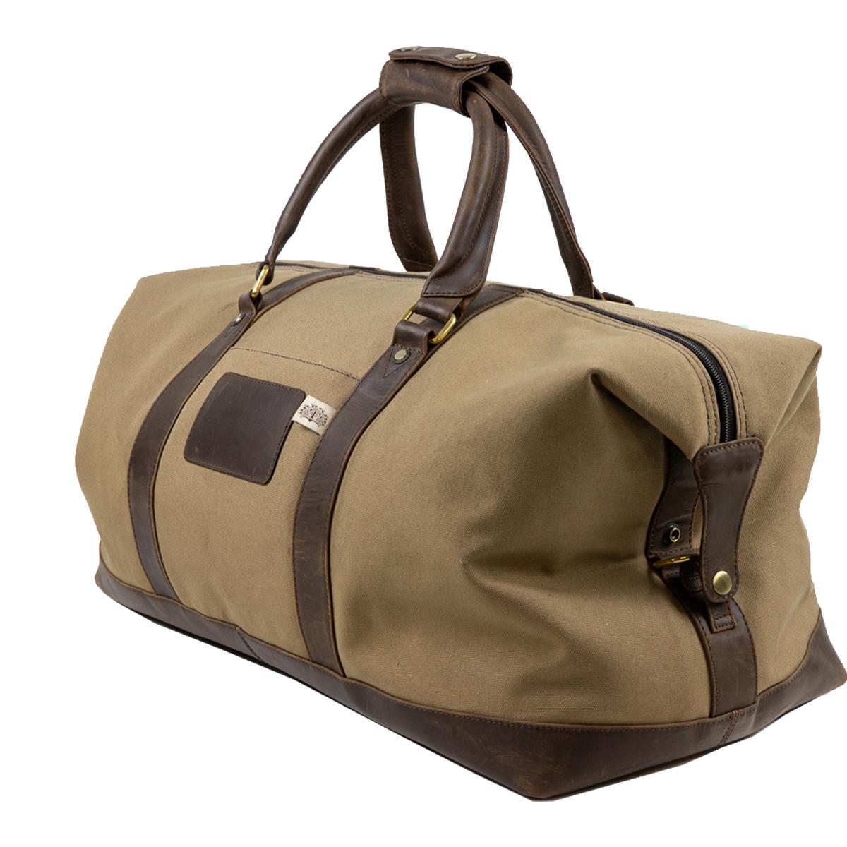 Teales Unisex Weekend Bag Canvas and Leather Questions & Answers