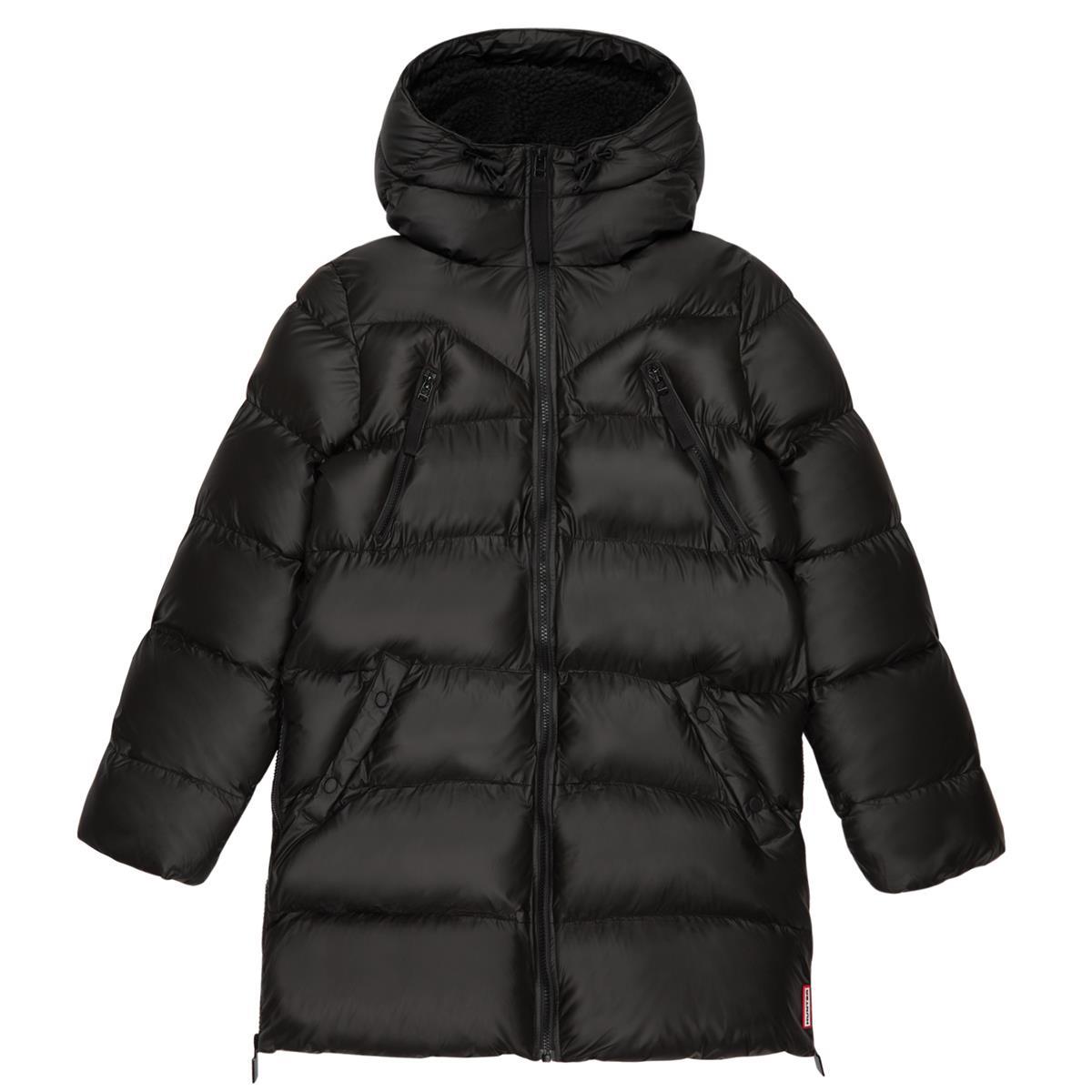 What are the available sizes for the Hunter Puffer Jacket?