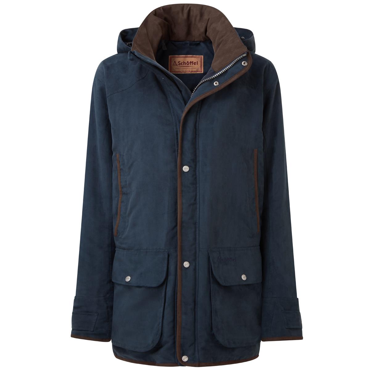 Does the Schoffel Men's Oundle Coat use imperial or euro sizes?