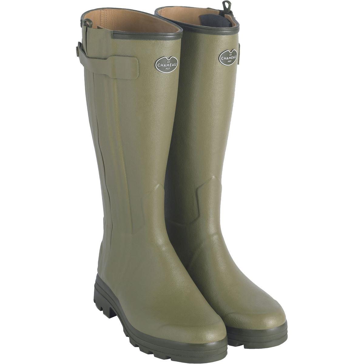 Le Chameau Chasseur Leather Lined Wellington Boots Questions & Answers