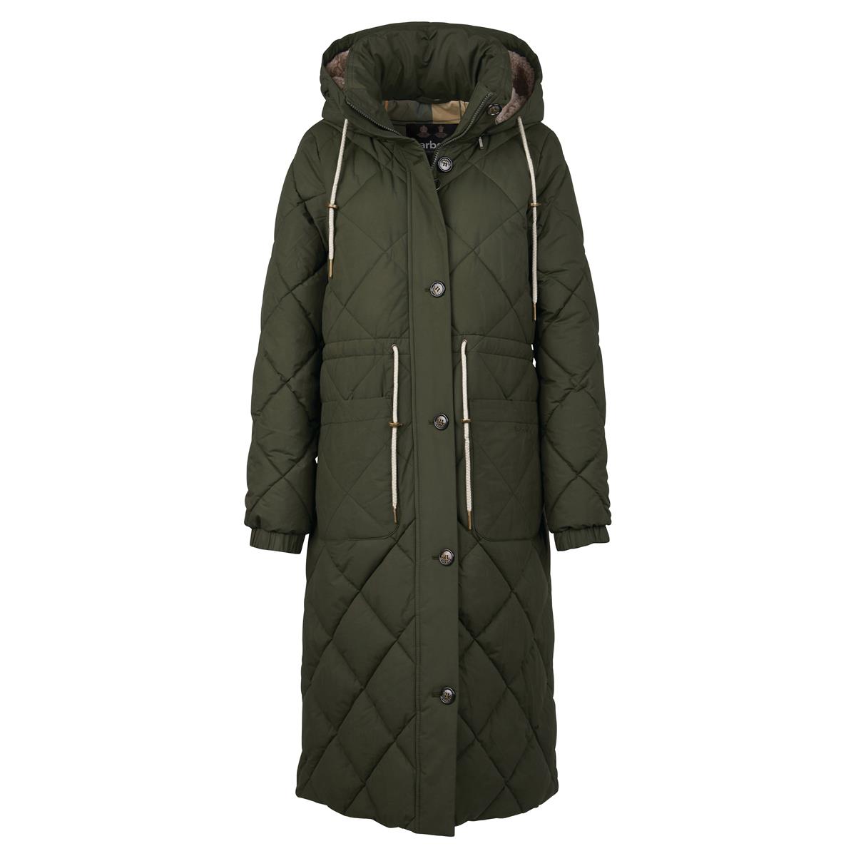 What additional warmth feature does the Barbour Orinsay Quilted Jacket have?