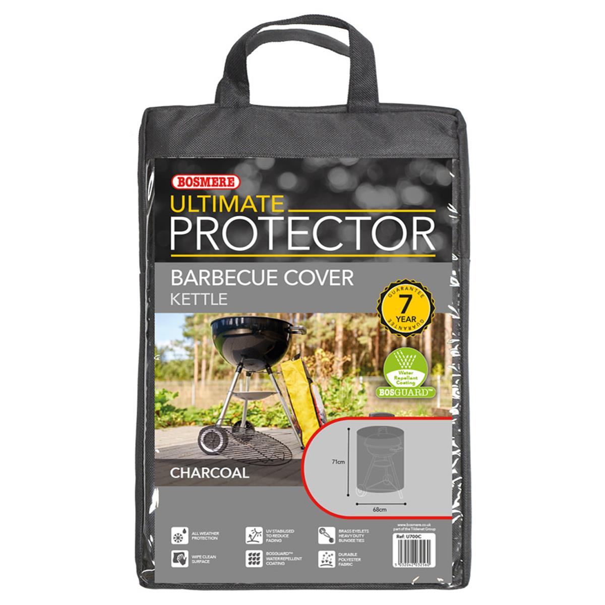 Is it possible to secure the Bosmere Kettle BBQ Cover to the Weber to prevent wind displacement?