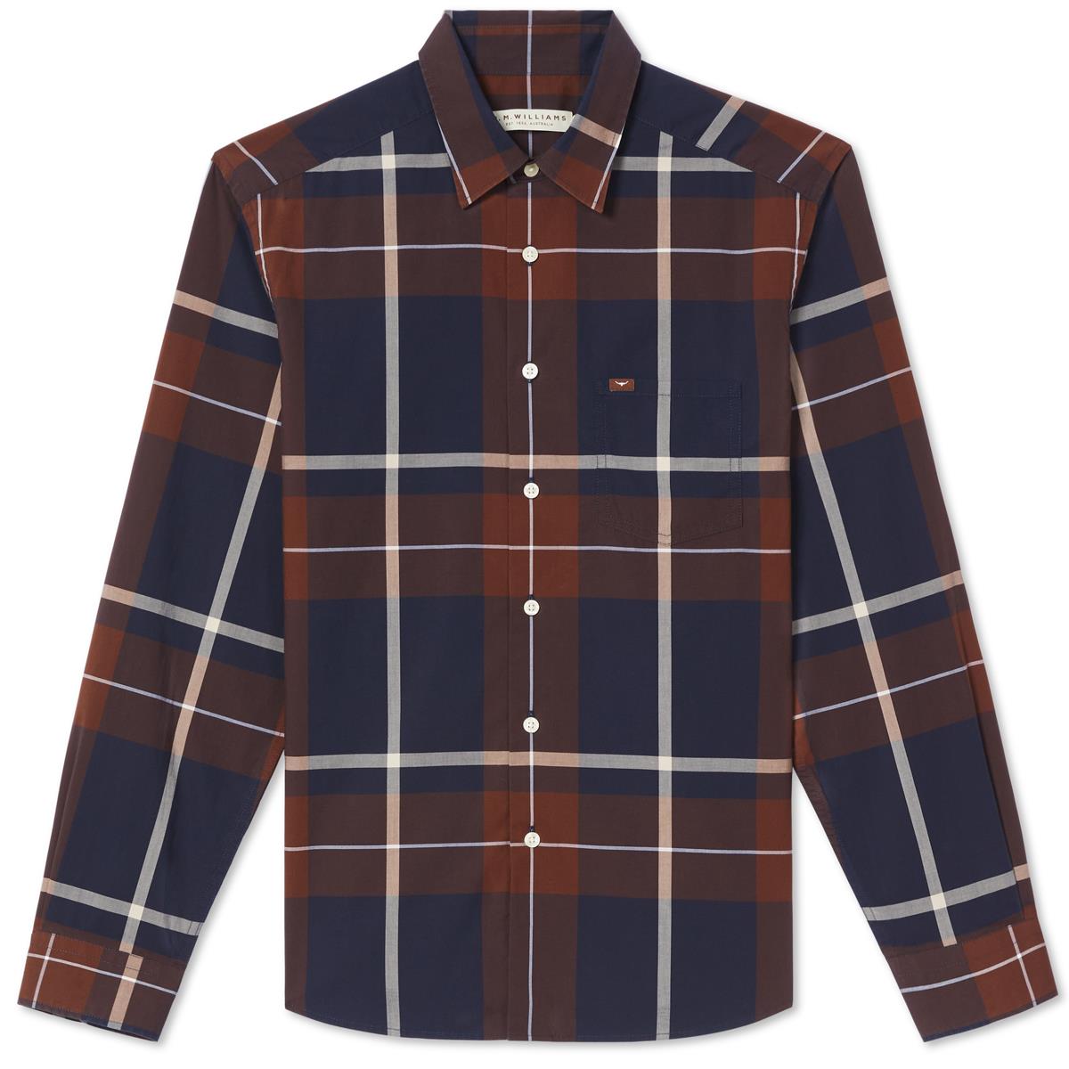 Is the R.M. Williams Mens Coalcliff Shirt made from cotton material?