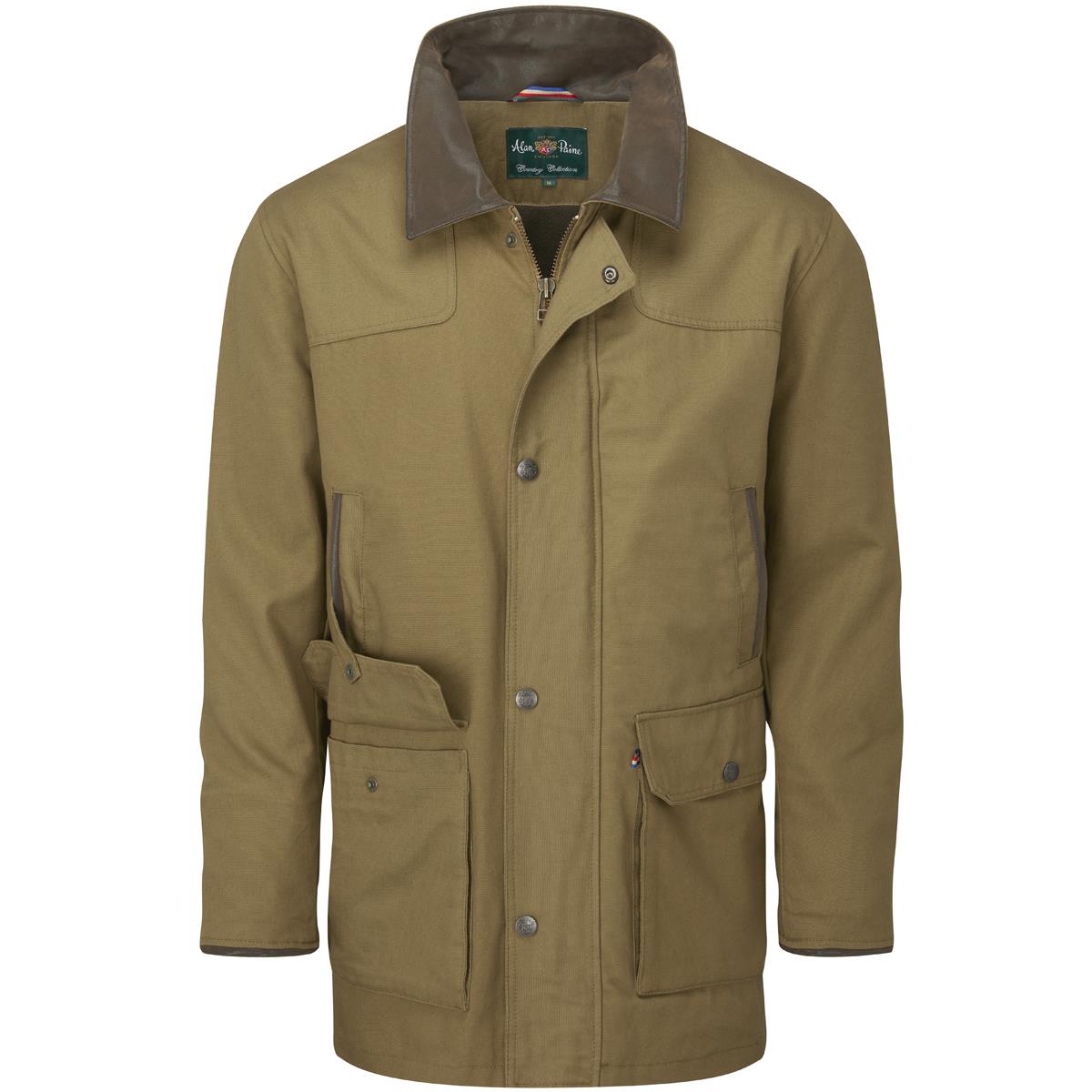 What is the chest size for the Alan Paine Kexby coat in large and extra large?