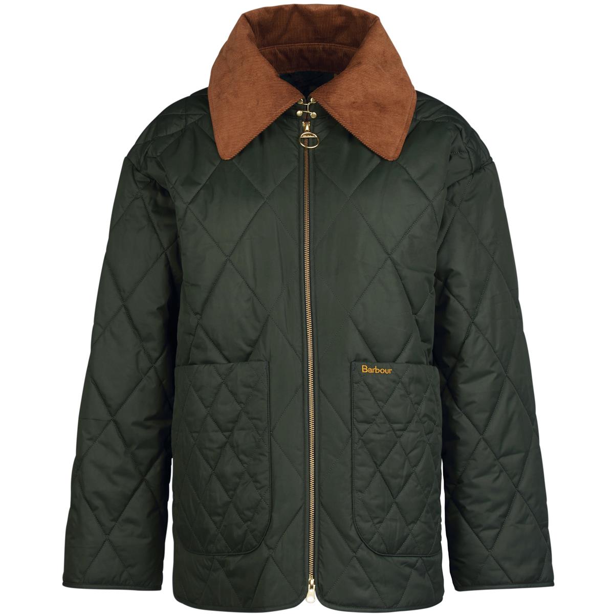 How long is the Barbour Womens Woodhall Quilt Jacket from top to bottom?