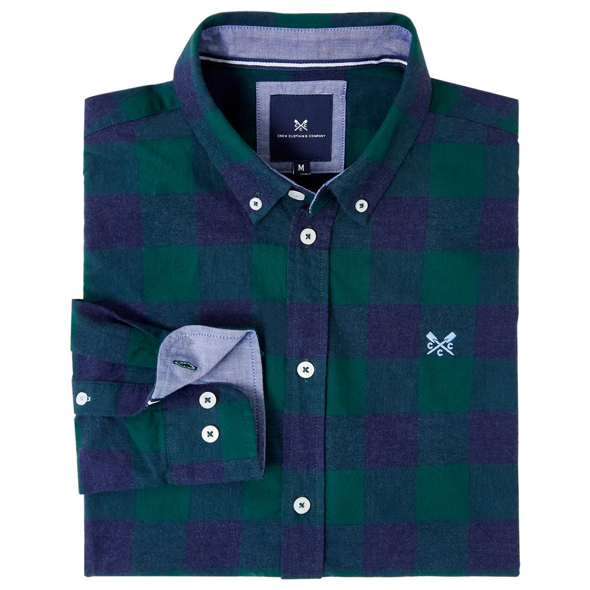 What country is the Crew Clothing Brushed Timothy Buffalo Check Shirt manufactured in?